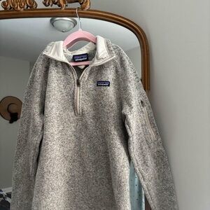 Patagonia Gray Quarter-Zip Pullover